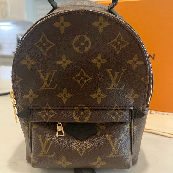 Authentic Louis Vuitton Palm Springs Mini Monogram Backpack TX4270 - Picture 3 of 13